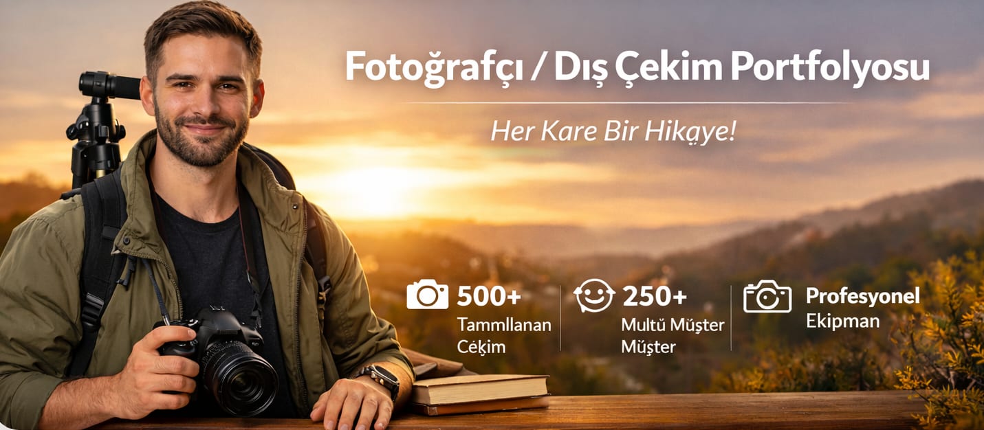 Fotoğrafçı portföy sitesi - Tunalı Dijital
