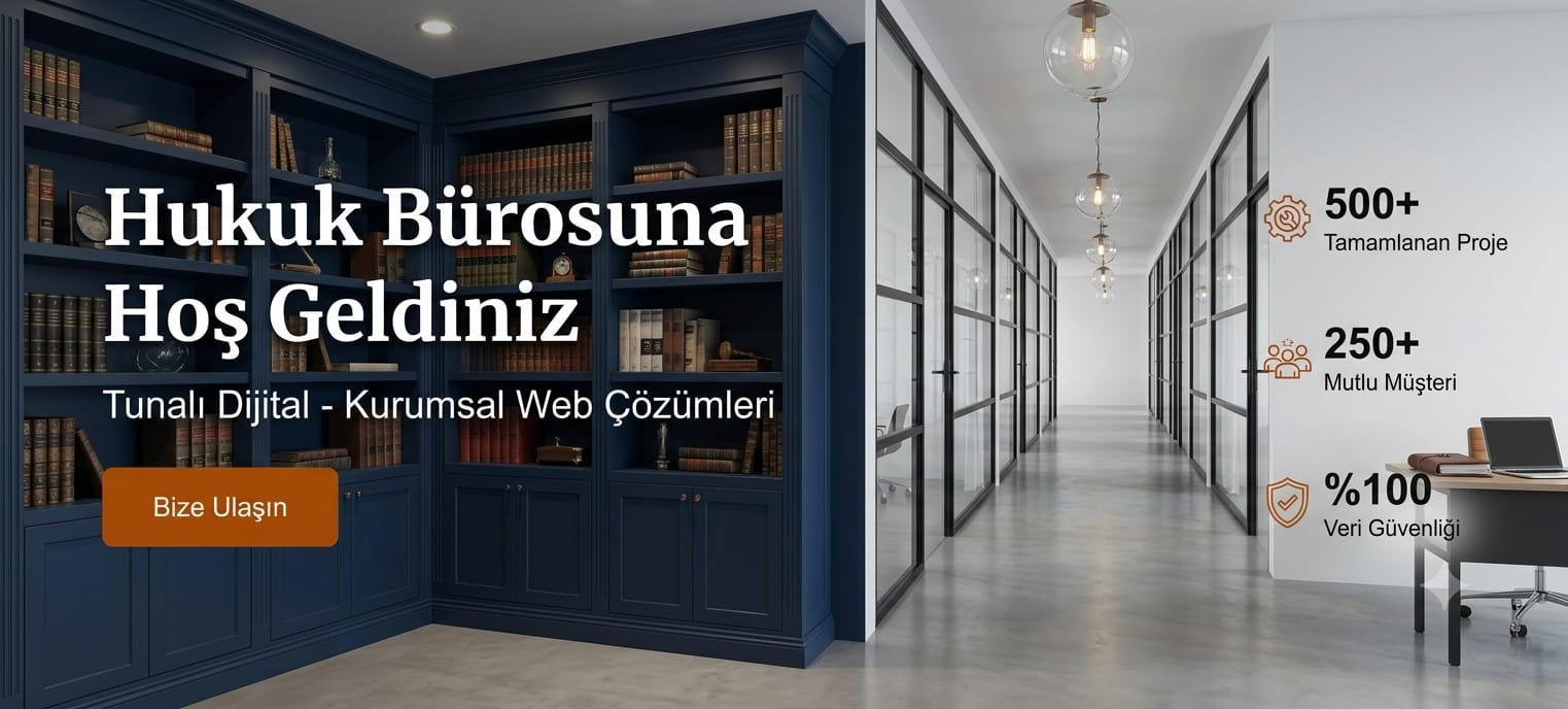 Tunalı Dijital tarafından tasarlanan örnek web sitesi arayüzü